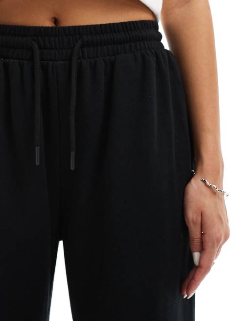 New Look – Schwarze Jogginghose mit weitem Bein, 4 von 5