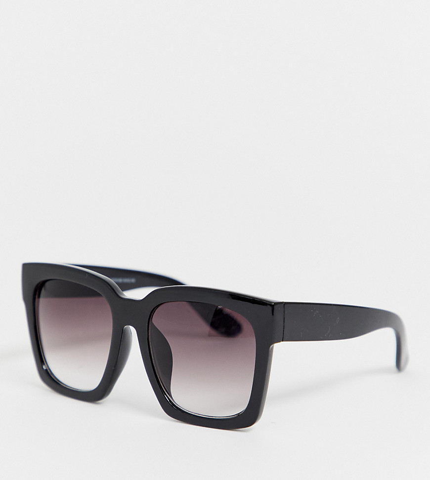 New Look – E Oversize-Sonnenbrille Schwarz Einheitsgröße