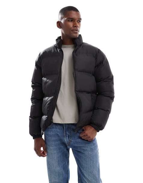 New Look – Schwarze Puffer-Jacke - view 1