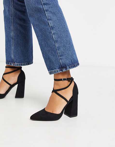 High Heels | Schuhe mit Block und Plateauabsätzen | ASOS Klassische Damen Keilabsatz Pumps Sommer Schuhe in