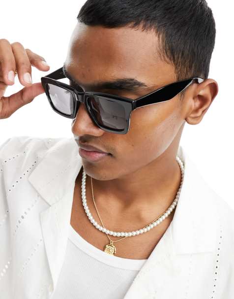 New Look – Schwarze Sonnenbrille - view 1