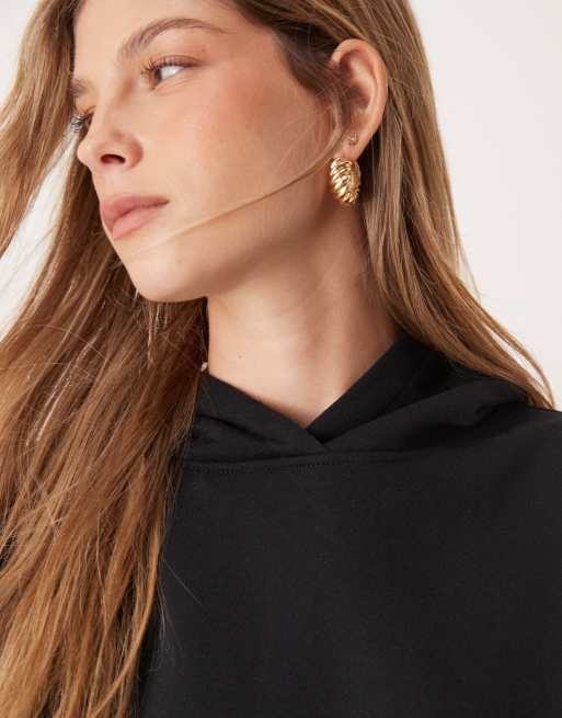 New Look – Schwarzer Kapuzenpullover, 4 von 4