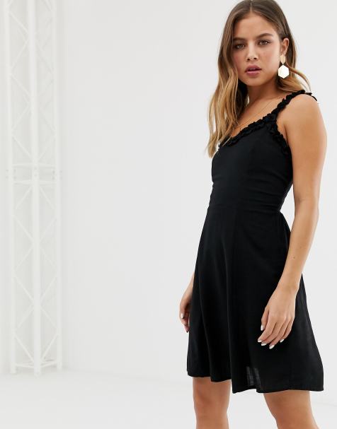 Schwarze Kleider Asos E9403b 