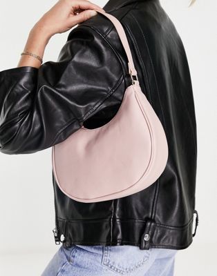 New Look scoop shoulder bag in pale pink