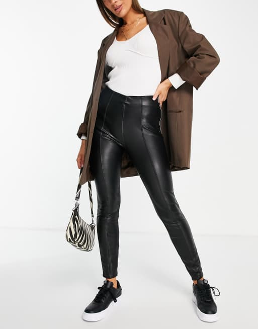 Asos New Look Leather Leggings