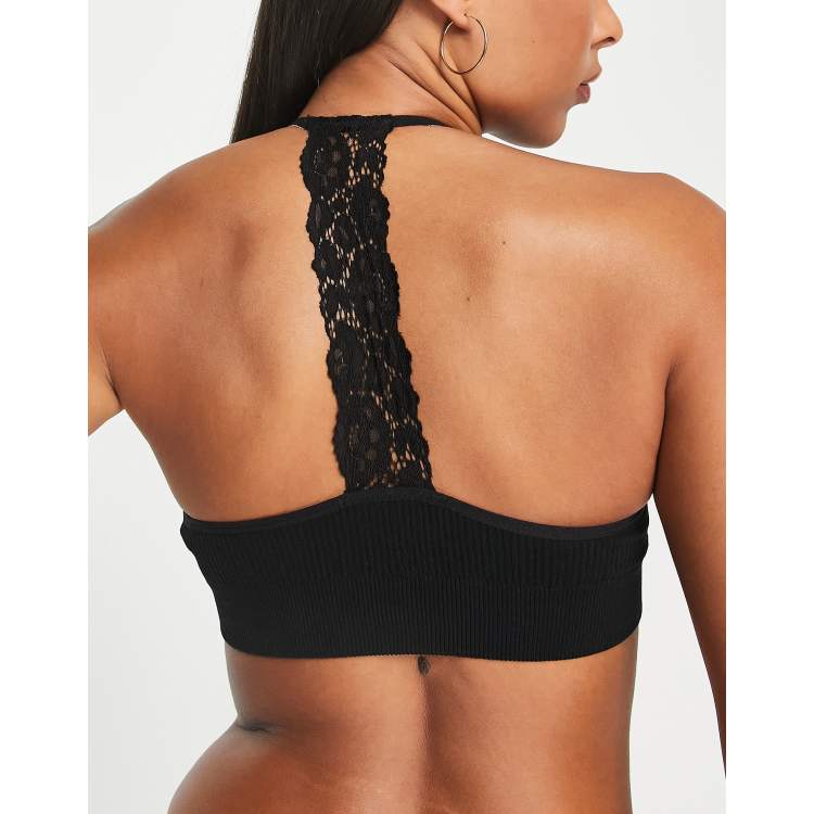 Lace Back Sports Bra