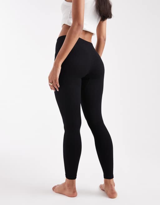 New Look seamless leggings in black, 3 of 5