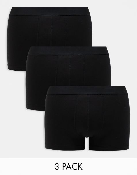 New Look - Set van 3 boxershorts in zwart - view 1