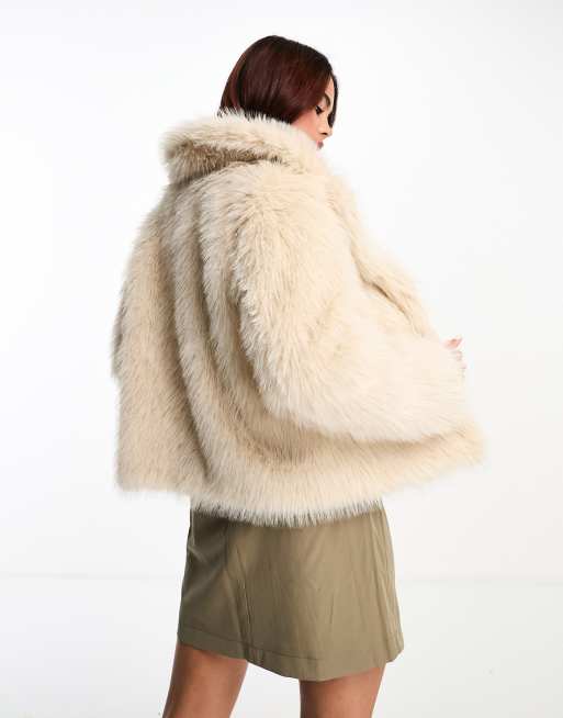 Asos new look fur coat best sale