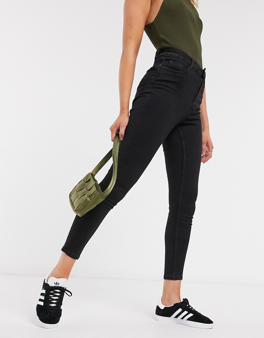 New Look – Shape And Lift – Svarta skinny jeans