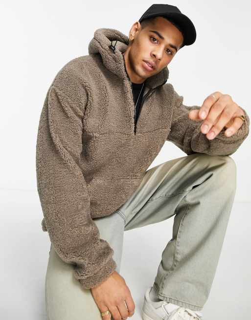 Asos best sale sherpa hoodie