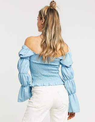 bubble hem top new look