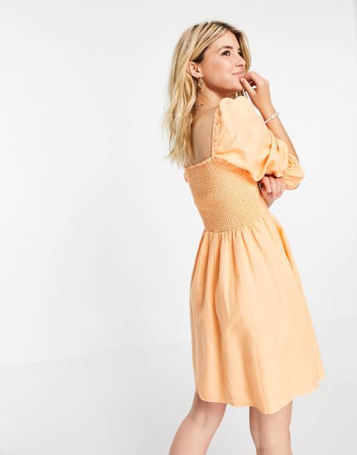 New look peach on sale dress