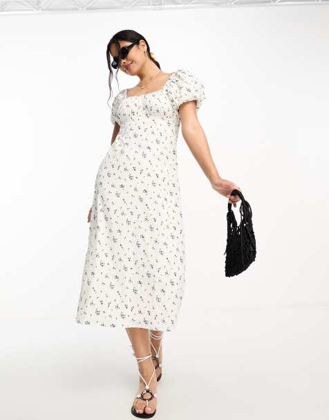 Asos white summer outlet dress