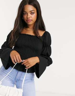 asos black going out tops