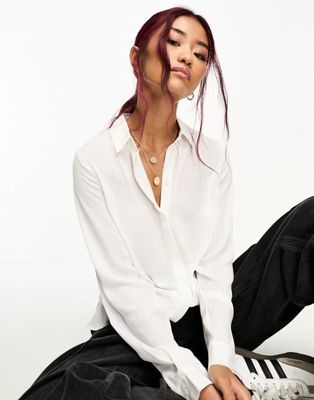 New Look shirt in off white - ASOS Price Checker
