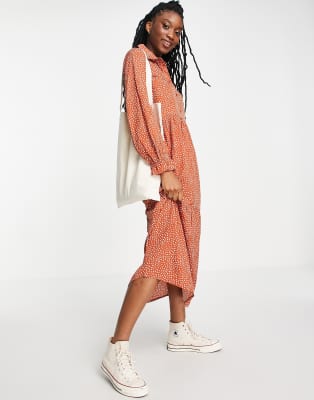 midaxi dress new look