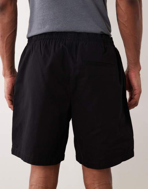 New Look - Short à nervures avec liens à la taille - Noir, 4 de 5