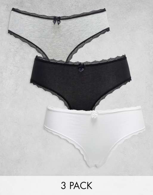 New Look - Short bordé de dentelle - Multicolore