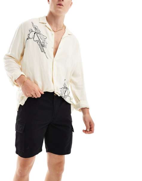 New Look - Short cargo - Noir - view 1