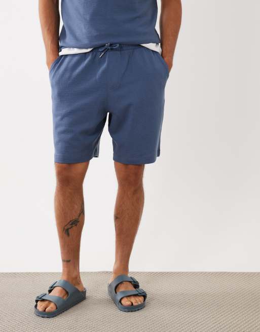 New Look - Short d'ensemble texturé à enfiler - Bleu foncé, 3 de 5
