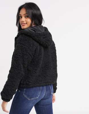 short sherpa jacket