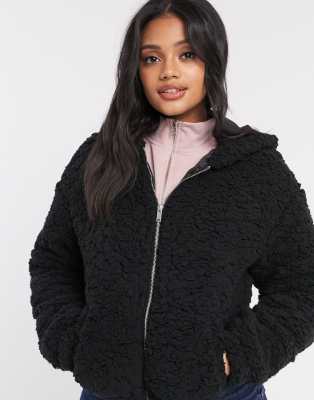 short sherpa jacket