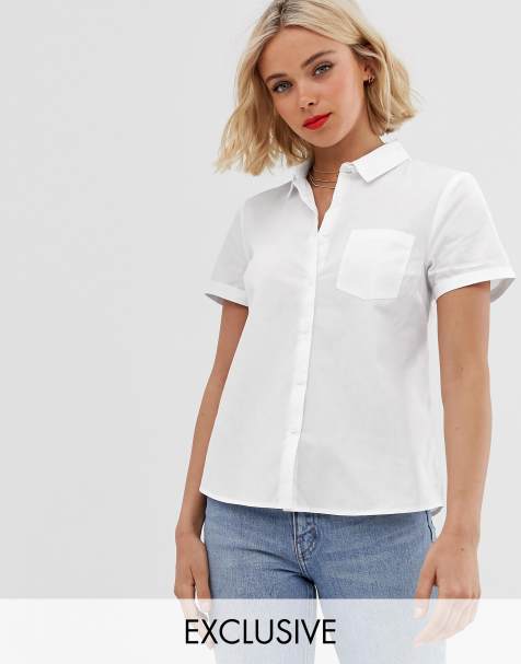 New Look Short Sleeve Work Shirt
