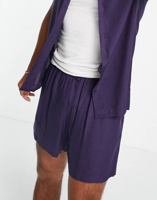 New Look - Combi-set van overhemd en makkelijke shorts in marineblauw, 3 van 3