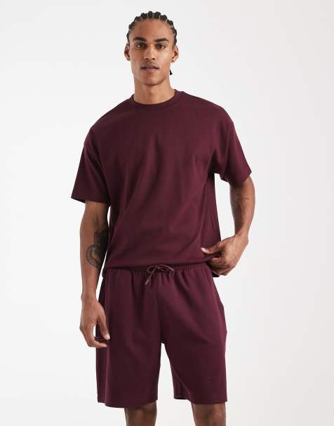 New Look – Shorts in Burgunderrot, Kombiteil - view 1