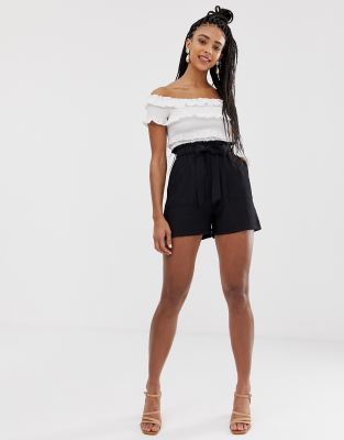 black hot pants new look