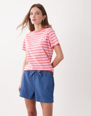 New Look - Shorts zum Hineinschlüpfen in Mittelblau