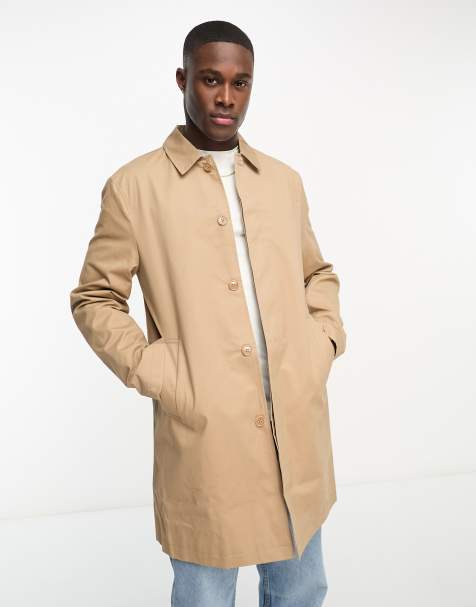 Mens hot sale rain overcoat