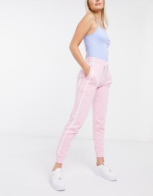 pale pink joggers