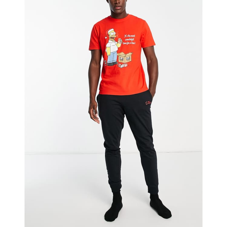 Simpsons discount pajama set