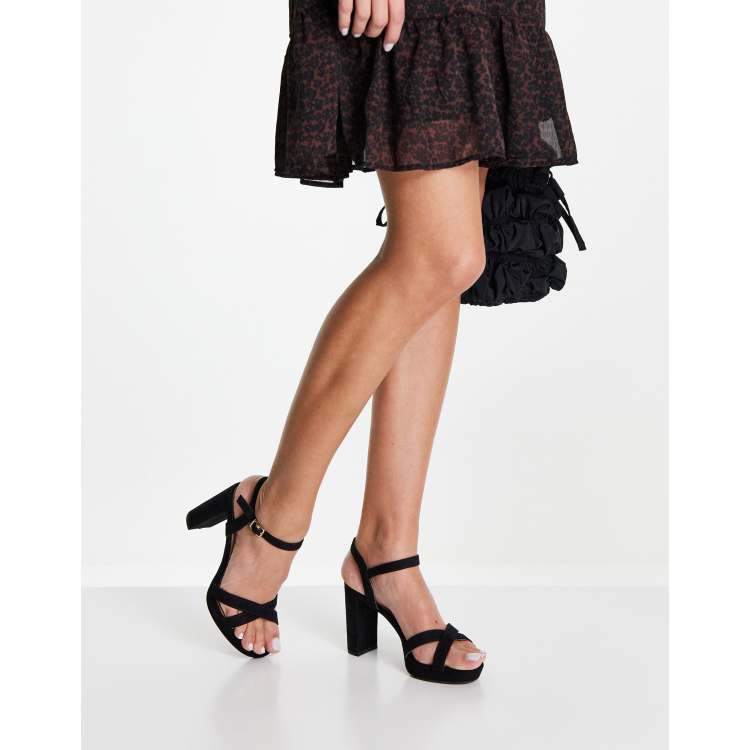 Black platform heels outlet new look