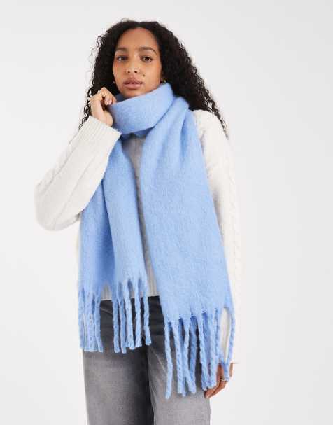 New Look - Sjaal van zware stof in blauw - view 1