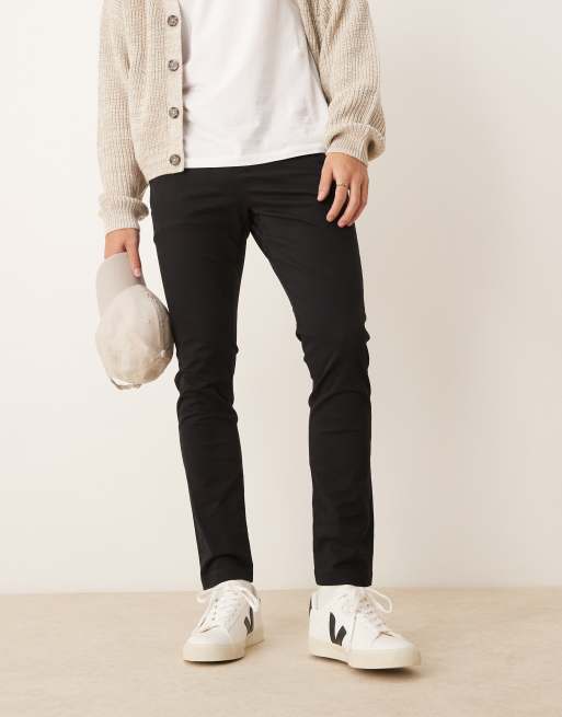 New Look skinny chino in black, 5 of 5