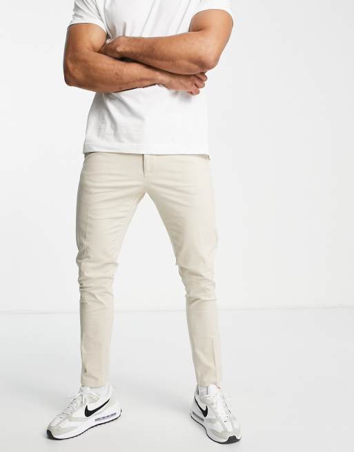 New Look skinny chino in stone, 4 of 4