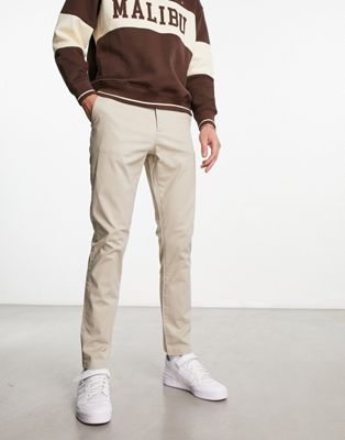 New Look skinny chino in stone