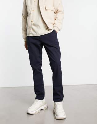 New Look Skinny Chinos In Navy