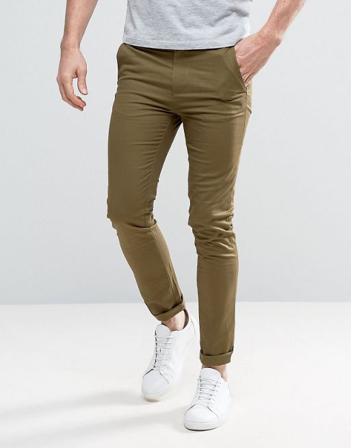 Mens Chinos Slim Fit Pants Flat Front Stretch Skinny Tapered Dress Pants  Comfort Casual Solid Trousers, 1-black Chino, S : Buy Online at Best Price  in KSA - Souq is now 