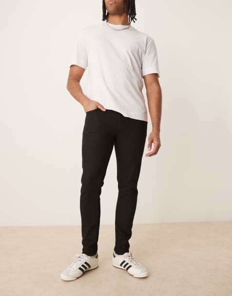 New Look skinny fit jeans in black - view 1