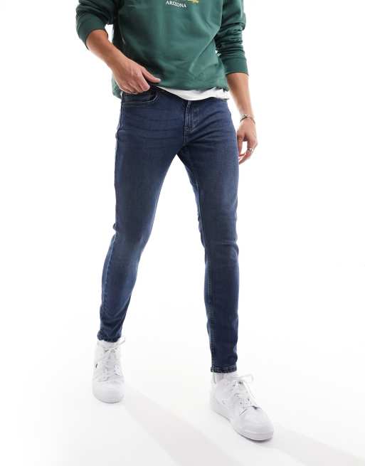 New Look skinny fit jeans in mid wash blue, 4 of 5