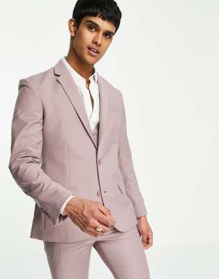 New Look - Skinny-habitjakke i sart lyserød