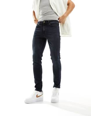 New Look skinny jean in dark wash indigo - ASOS Price Checker