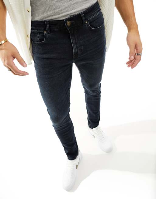 New look best sale mens black jeans