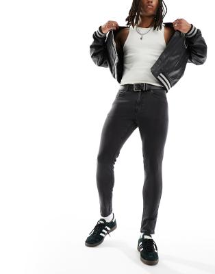 New Look skinny jean in washed black - ASOS Price Checker