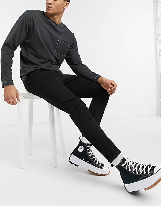 New Look skinny jeans in black | ASOS