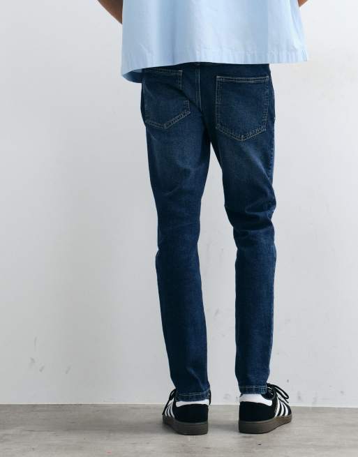 New Look skinny jeans in dark blue, 3 of 5